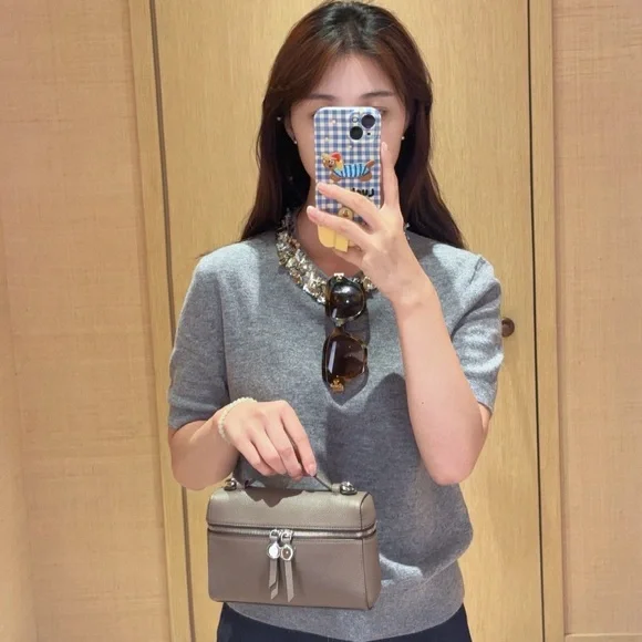 NWT Tory Burch SLIM ROMY TOP HANDLE BAG Color:Wild Mushroom - Picture 10 of 12